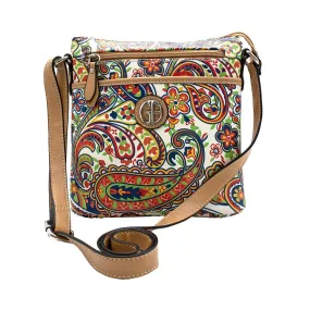 Giani Bernini Floral Print Shoulder Bags Leather Multicolour Colour For Women