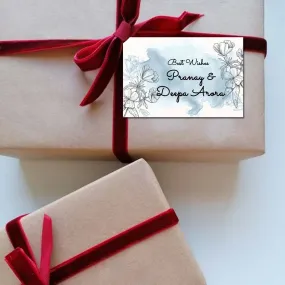 Gift tags / Gift Stickers - Serene Petals
