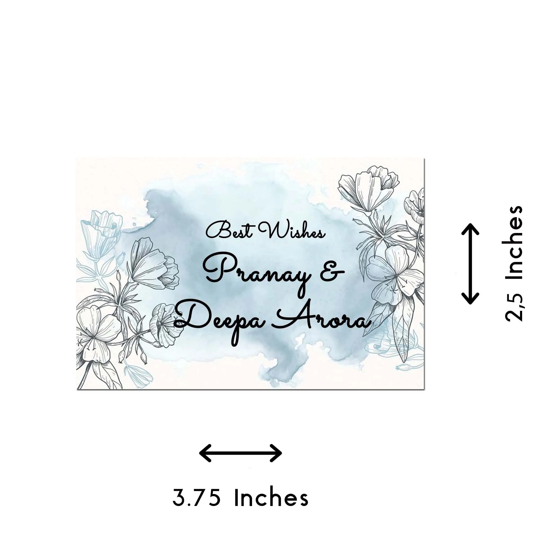 Gift tags / Gift Stickers - Serene Petals