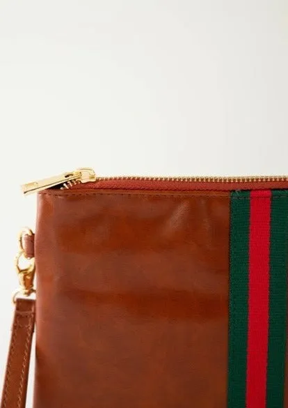 Gotta Go Faux Leather Wristlet Clutch Bag ~FINAL SALE