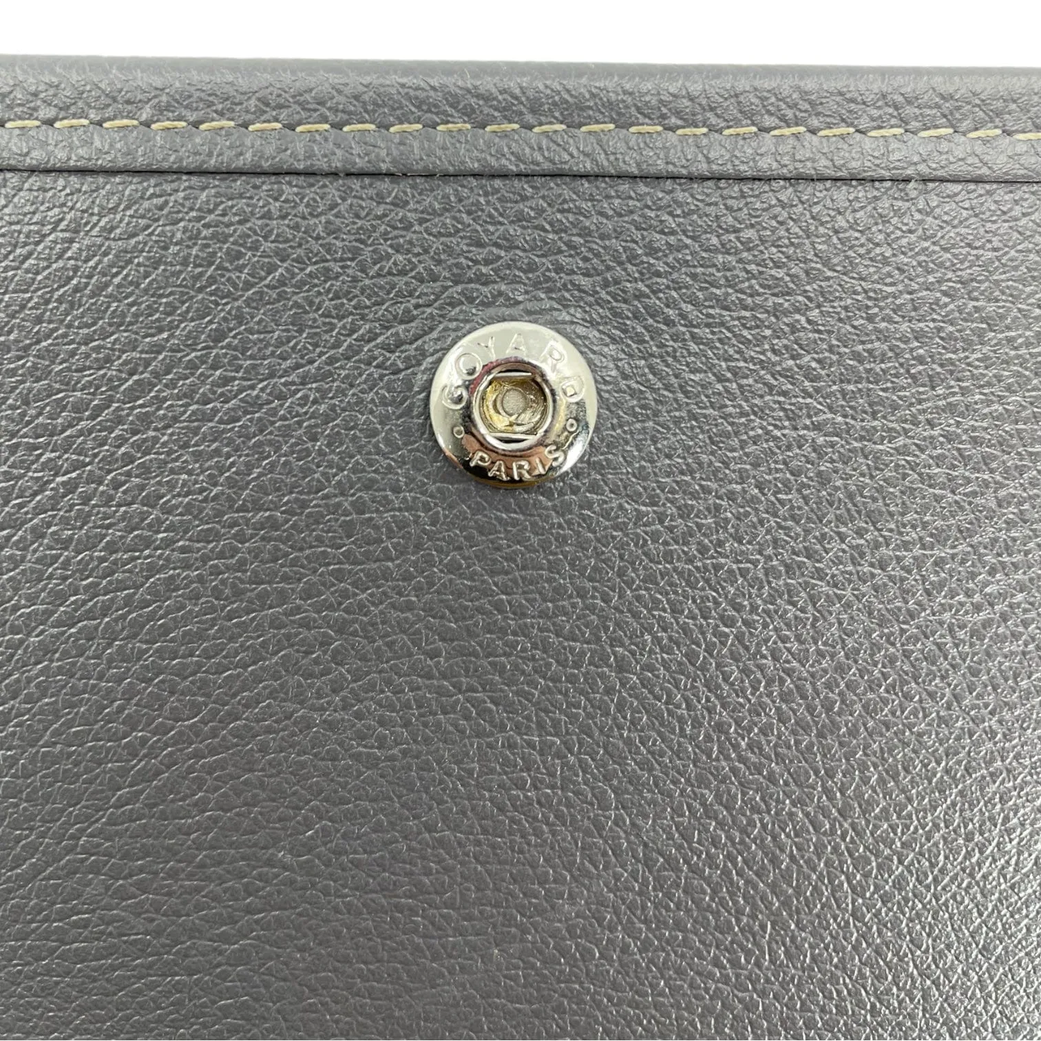 Goyard Alexandre III Clutch Bag Grey