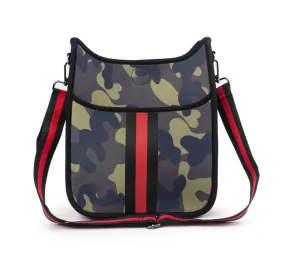 Green Camo Red Strip Neoprene
