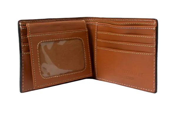 H71AB - Ranger Belt Co. BasketWeave Bi-Fold Wallet