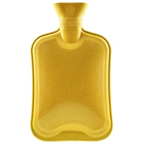 Hot Water Bottle Large 1.8L Rubber Hot Water Bottle - Yellow