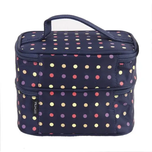 Imported Women's Double-layer Toiletry Travel Wash Organizer Case Cosmetic Ma...-13006895MG