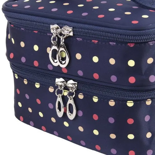 Imported Women's Double-layer Toiletry Travel Wash Organizer Case Cosmetic Ma...-13006895MG