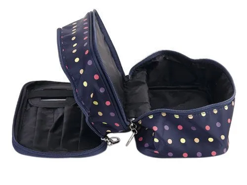 Imported Women's Double-layer Toiletry Travel Wash Organizer Case Cosmetic Ma...-13006895MG