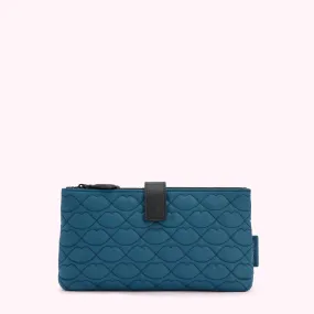 INK QUILTED LIPS DOUBLE MAKE UP BAG