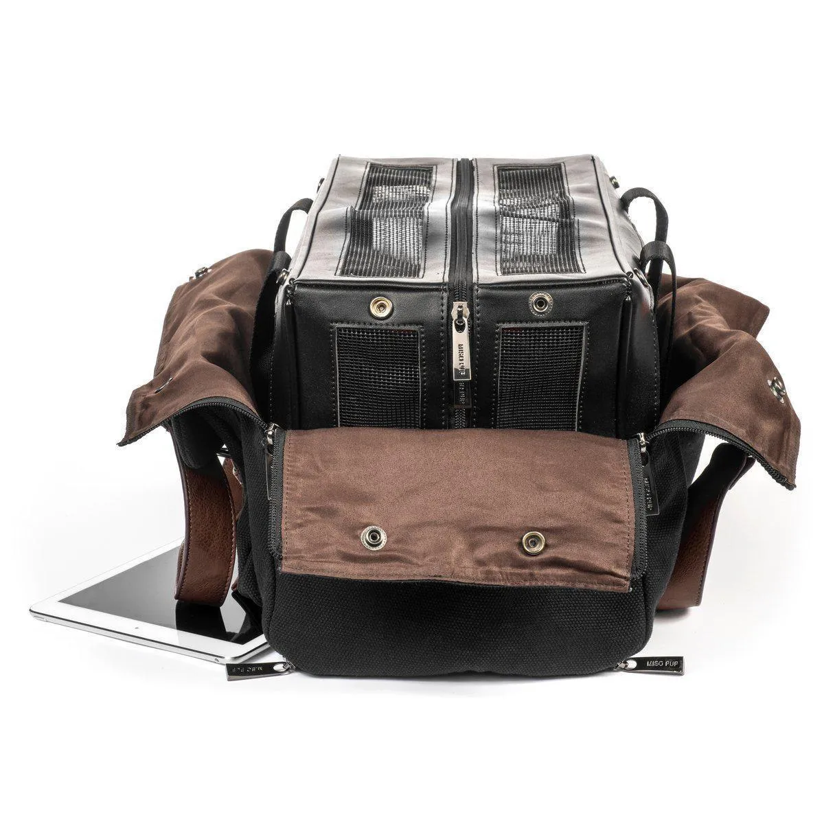 Interchangeable Weekend Canvas Dog Carrier Black