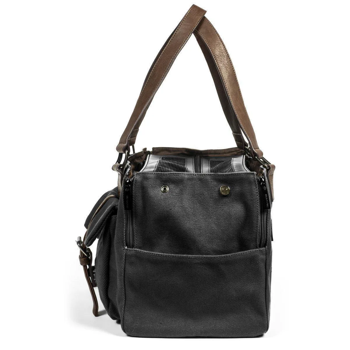 Interchangeable Weekend Canvas Dog Carrier Black
