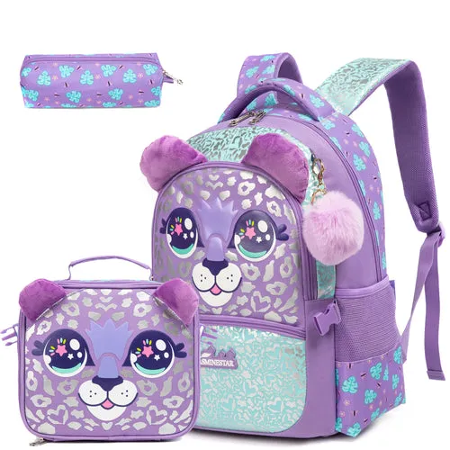 Kids Backpacks for Girls School Bag with Lunch Box School Backpack for