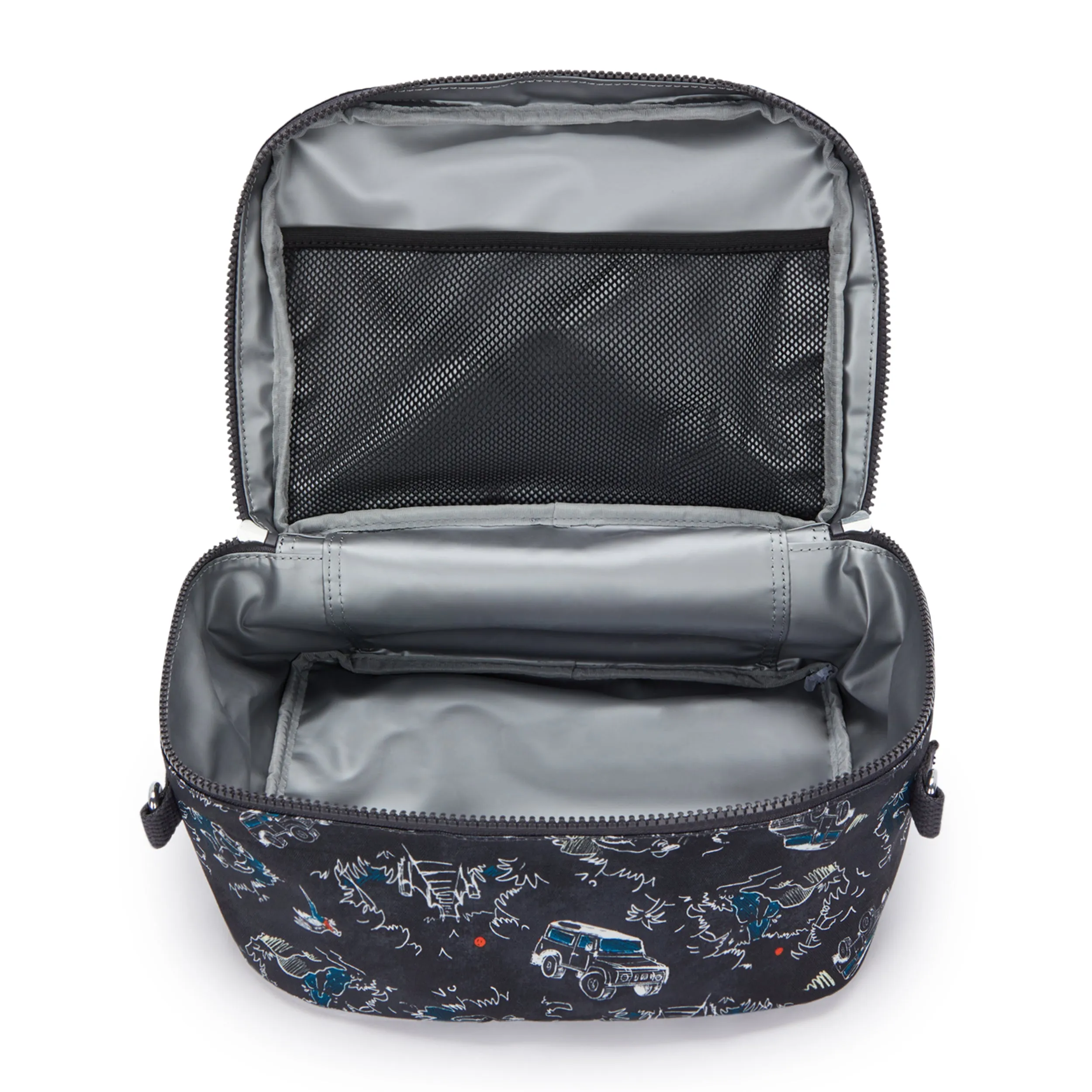 Kipling Miyo Jungle Fun Race Large Lunch Bag with Trolley Sleeve C2I2989-TJ3