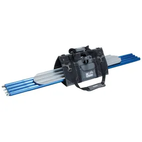 Kraft Tool CC1013 EZY-Tote Tool Carrier with 48" Round End Bull Float, Orbit-er Bracket, and (4) 6 Ft. 1-3/4" Button Handles