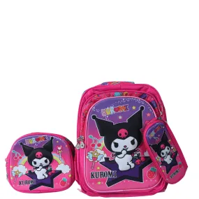 Kuromi rainbow girls bag school backpack