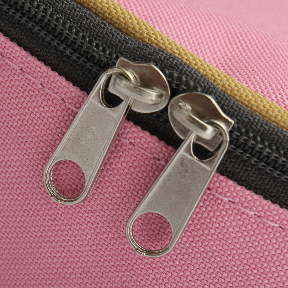 Large Capacity Multifunction Pencil Case Canvas Pen Pouch Cosmetic Makeup Bag
