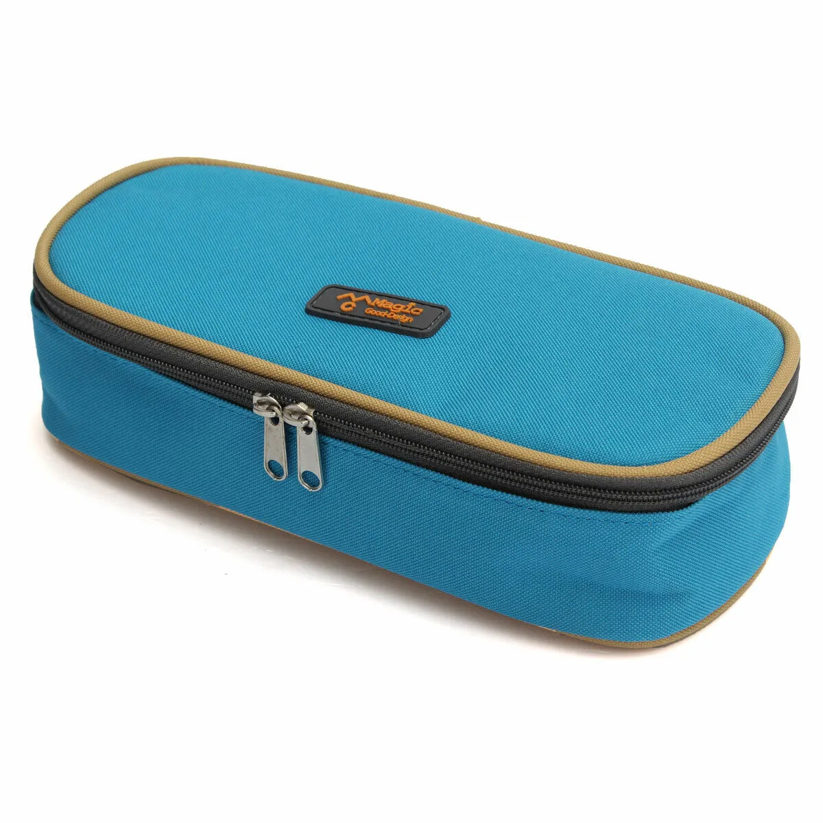 Large Capacity Multifunction Pencil Case Canvas Pen Pouch Cosmetic Makeup Bag