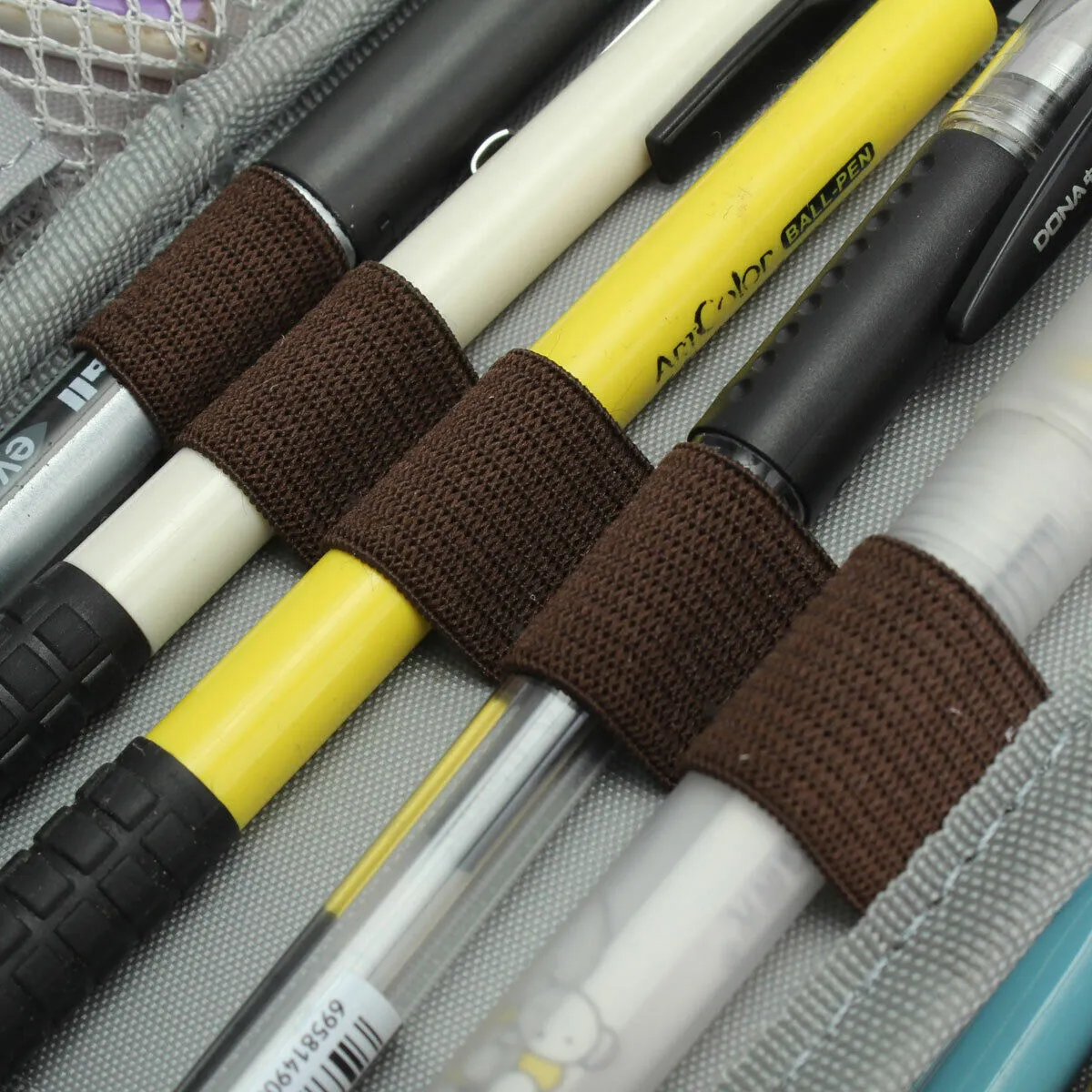 Large Capacity Multifunction Pencil Case Canvas Pen Pouch Cosmetic Makeup Bag