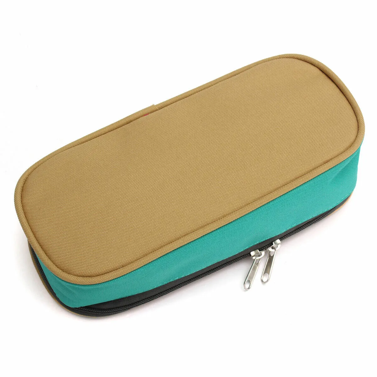 Large Capacity Multifunction Pencil Case Canvas Pen Pouch Cosmetic Makeup Bag