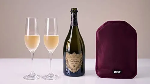 Life101 Wine Cooler (1 Pack) | Bottle Cooler Fits 750ml and 1.5L Bottle | Wine Chilling Sleeves Ideal For Champagne Wine and Beer