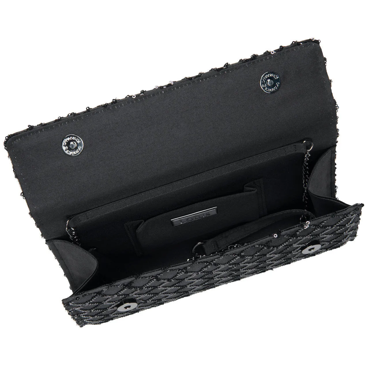 Lotus Hardin Black Clutch Bag