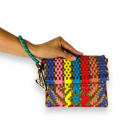 Maria Victoria | Oasis CA | Upcycled, Handwoven, Wristlet