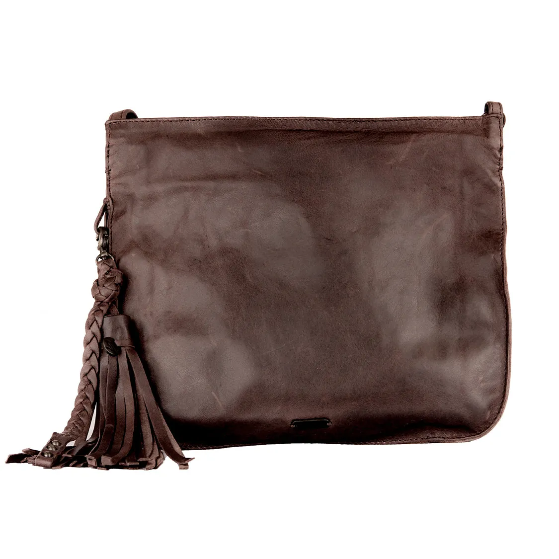 Media Lightweight Handmade Leather Crossbody Bag