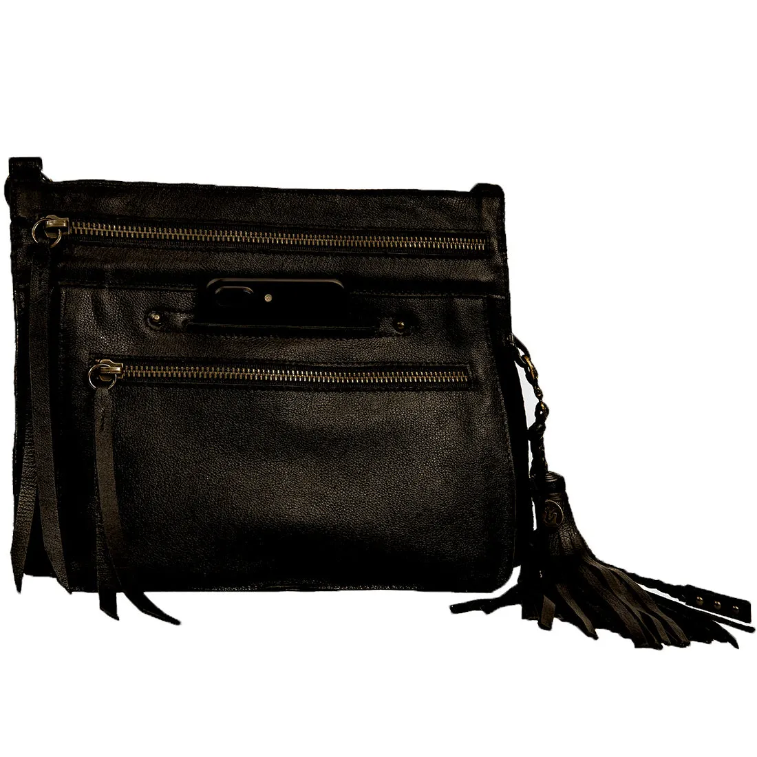 Media Lightweight Handmade Leather Crossbody Bag