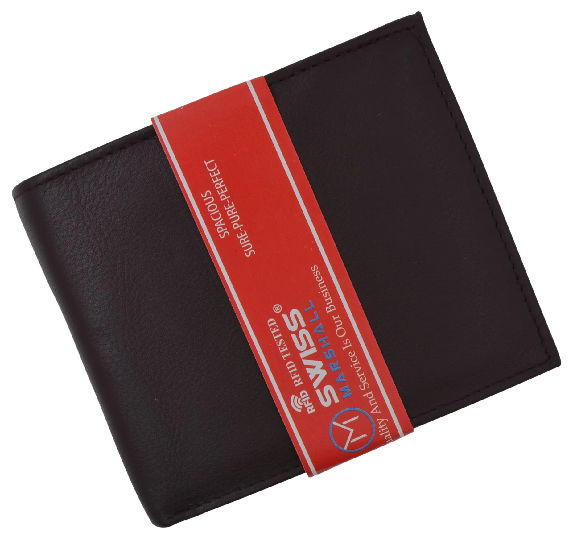 Mens RFID Leather Multi Credit Card ID Snap Bifold Wallet with Coin Pouch RFIDCN576