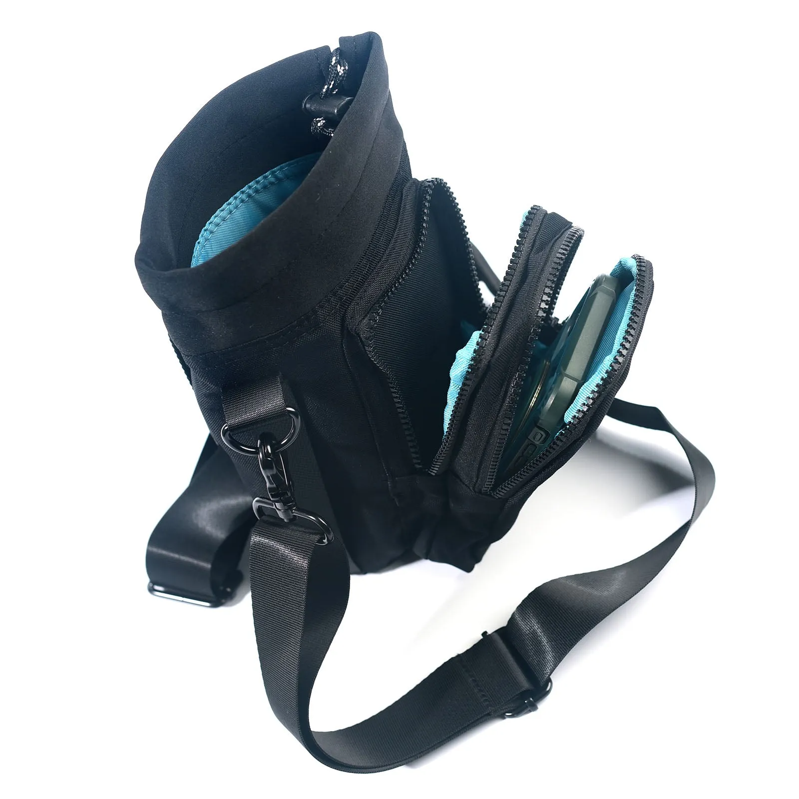 Midnight Black Water Bottle Carrier