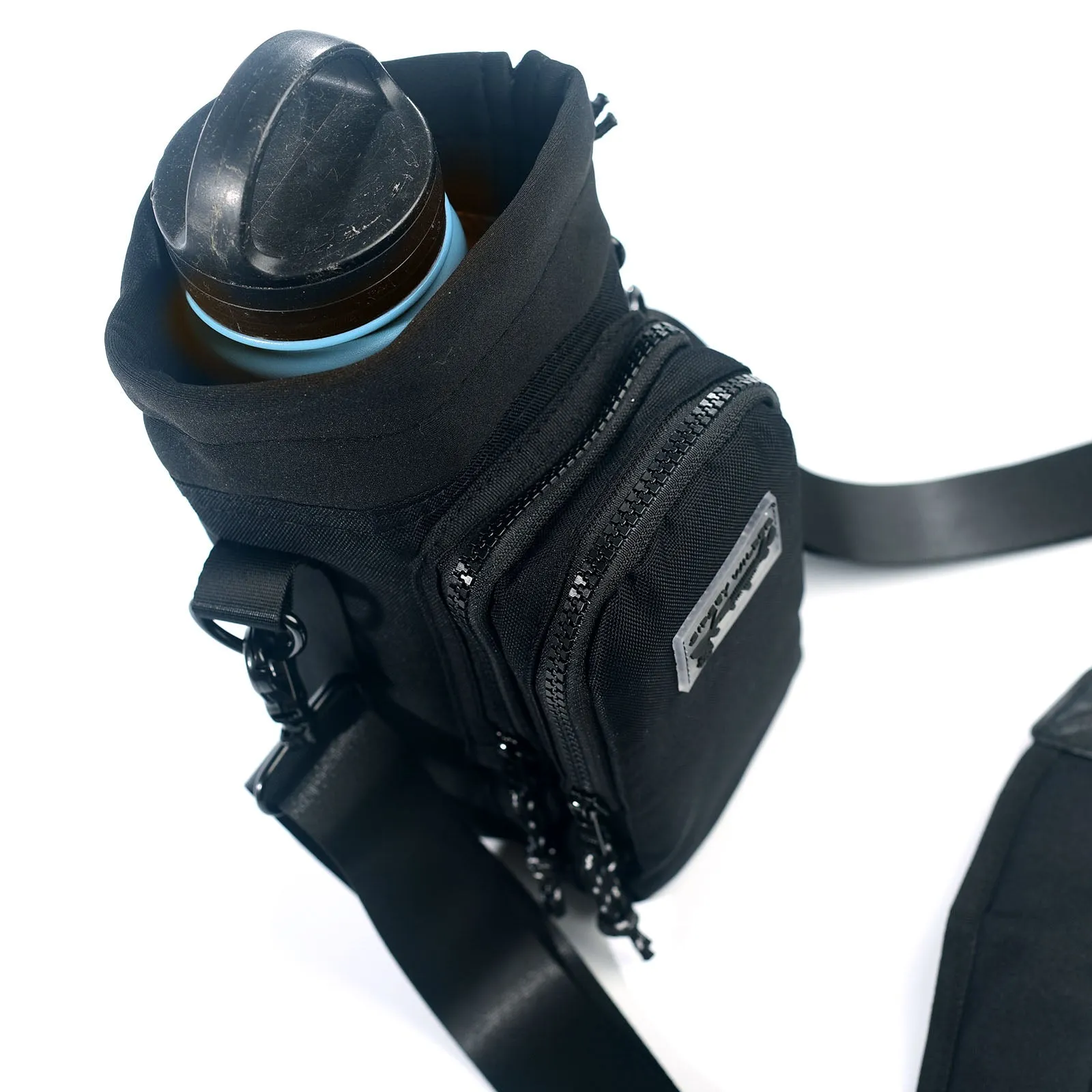 Midnight Black Water Bottle Carrier