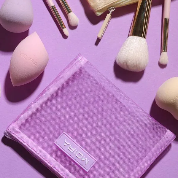 Moira Mesh Makeup Pouch Small (Lavender)