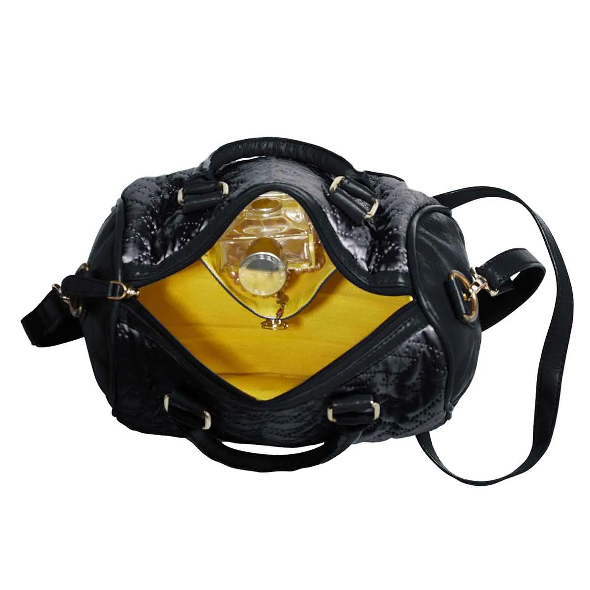 Mona B - Handbag | Crossbody Bag | Stylish Vintage Shoulder Bags for Women: Naomi Black - QRP-300 BLK