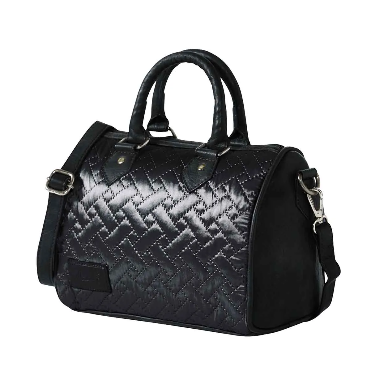 Mona B - Handbag | Crossbody Bag | Stylish Vintage Shoulder Bags for Women: Naomi Black - QRP-300 BLK