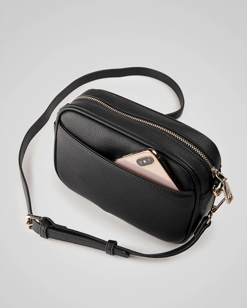 Monica Camera Crossbody Bag   Stripe Bag Strap
