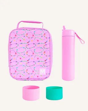 MontiiCo Large Lunch Bag and Bottle Set - Friends Forever