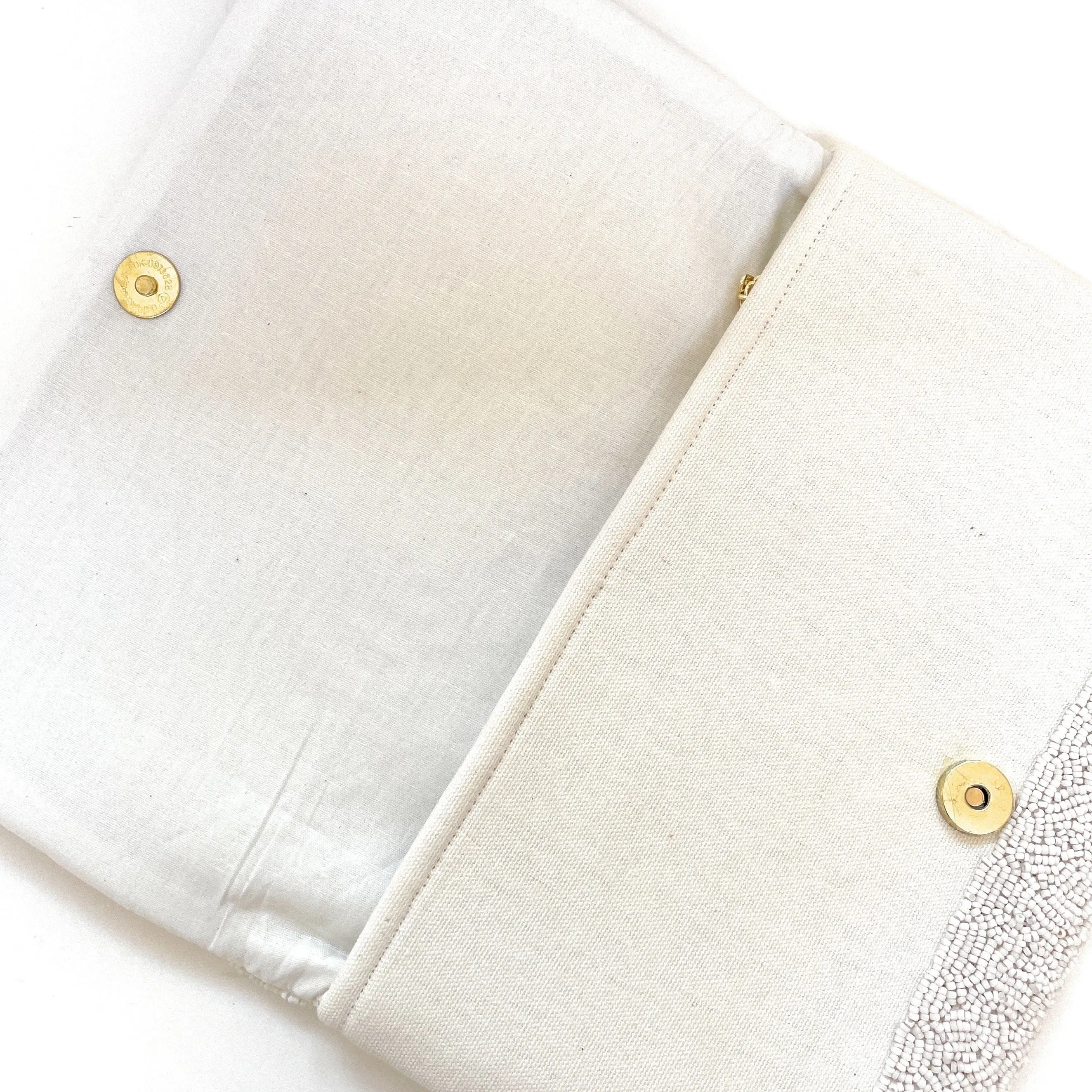 MRS Bride Beaded Clutch Purse