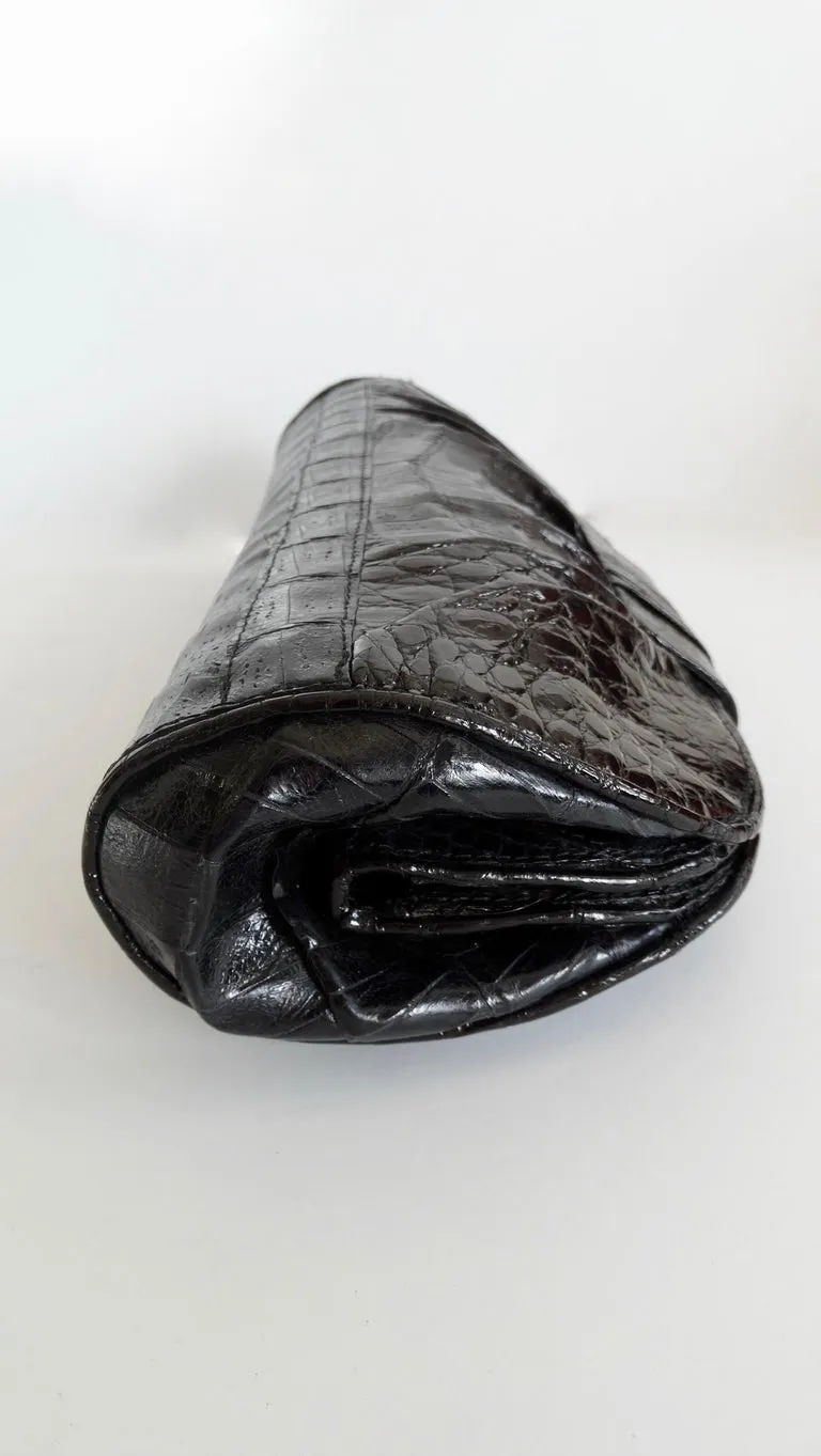 Nancy Gonzalez Genuine Crocodile Clutch