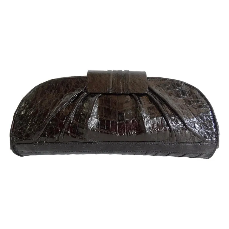 Nancy Gonzalez Genuine Crocodile Clutch