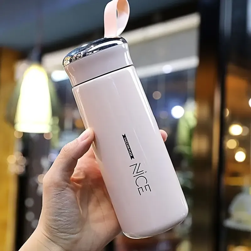 Nice Print Glass Water Bottle with Foodgrade Silicone Plastic - 400ml | Glass Bottle | Leak Proof | BPA Free | For School or College | Easy to carry | Multicolour PACK OF 1