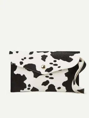 Ombre Flap Clutch Bag