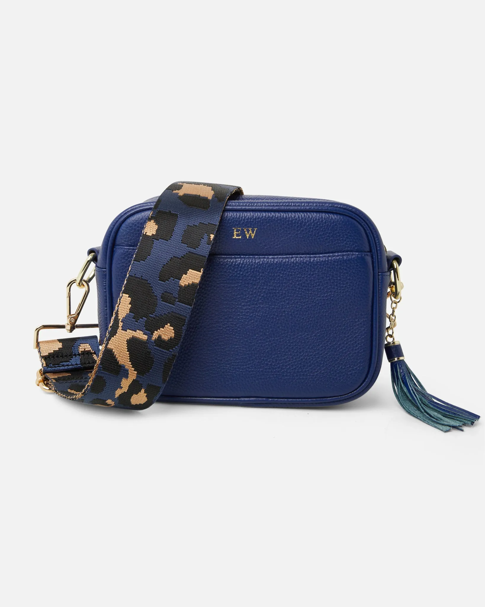 Pippa Crossover Bag with Interchangeable Strap - Lapis Blue