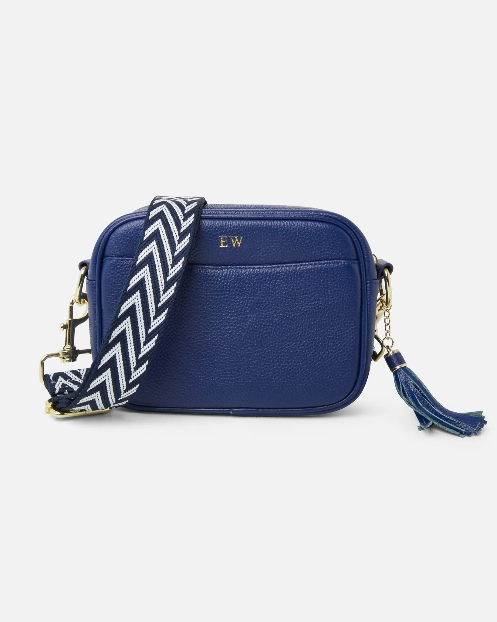 Pippa Crossover Bag with Interchangeable Strap - Lapis Blue