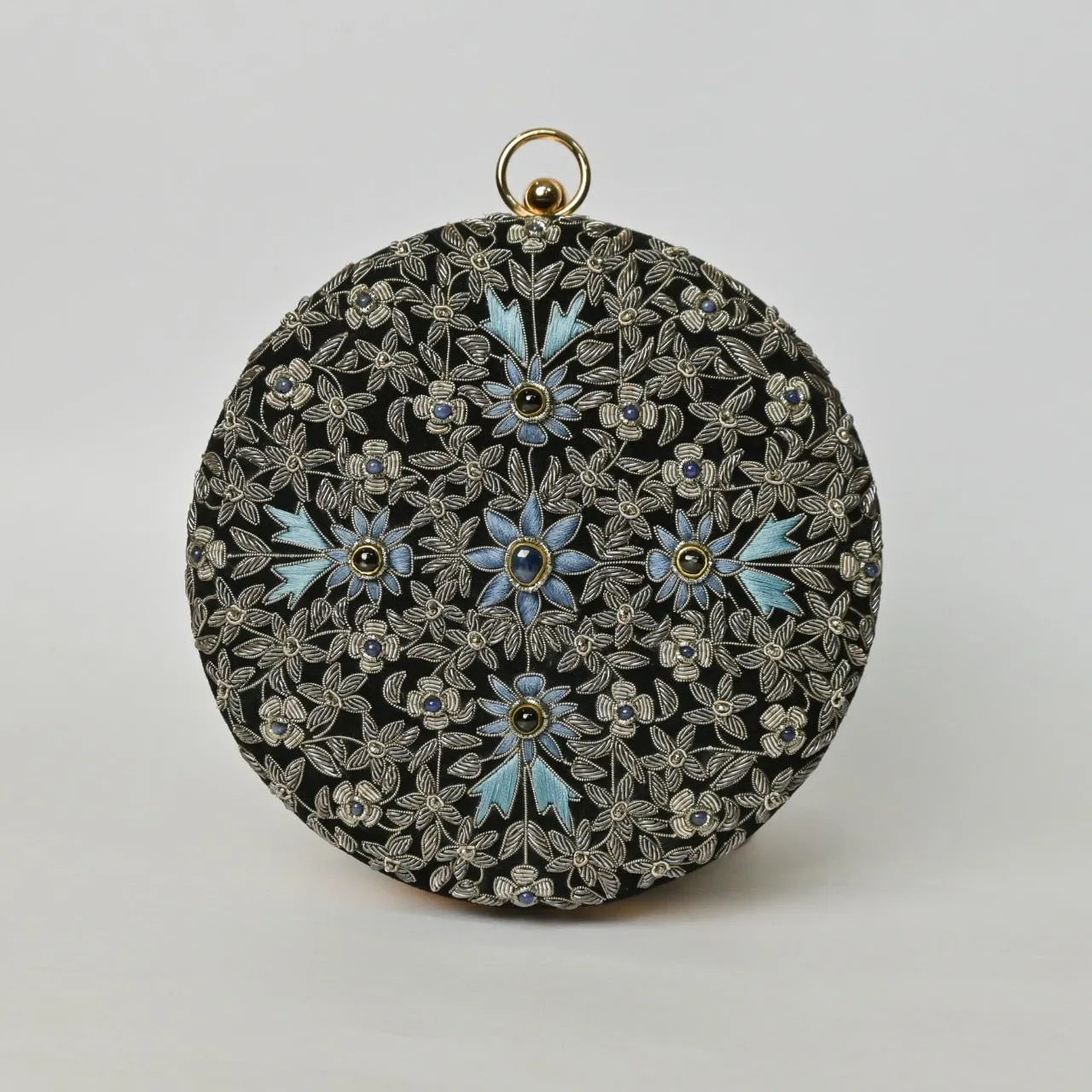 Shalimar Bag in Black Silk Velvet