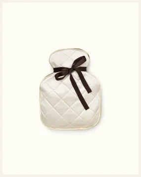 Silk hot water bottle small - Wild Chamomile