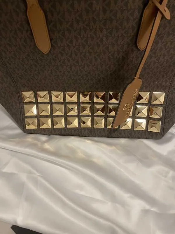 Sinclair Large Studded Logo Tote Bag