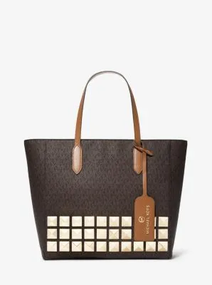 Sinclair Large Studded Logo Tote Bag
