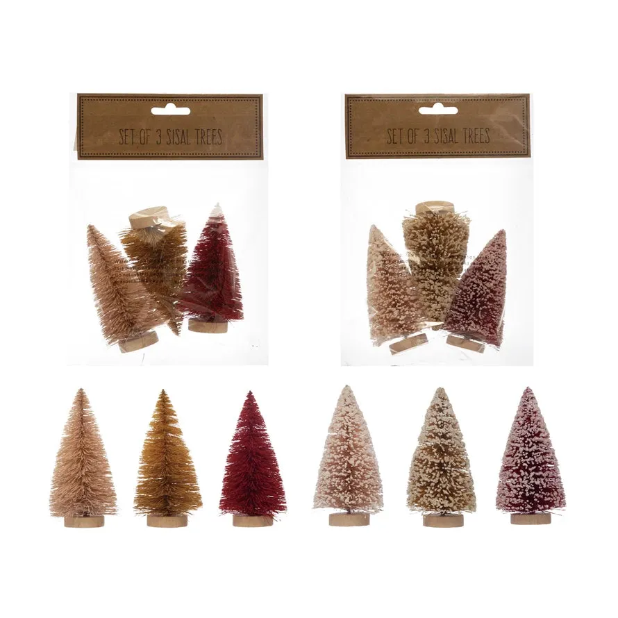 Sisal Trees - Set of 3