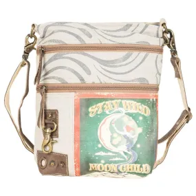 Stay Wild Moon child Double Zipper Shoulder Bag