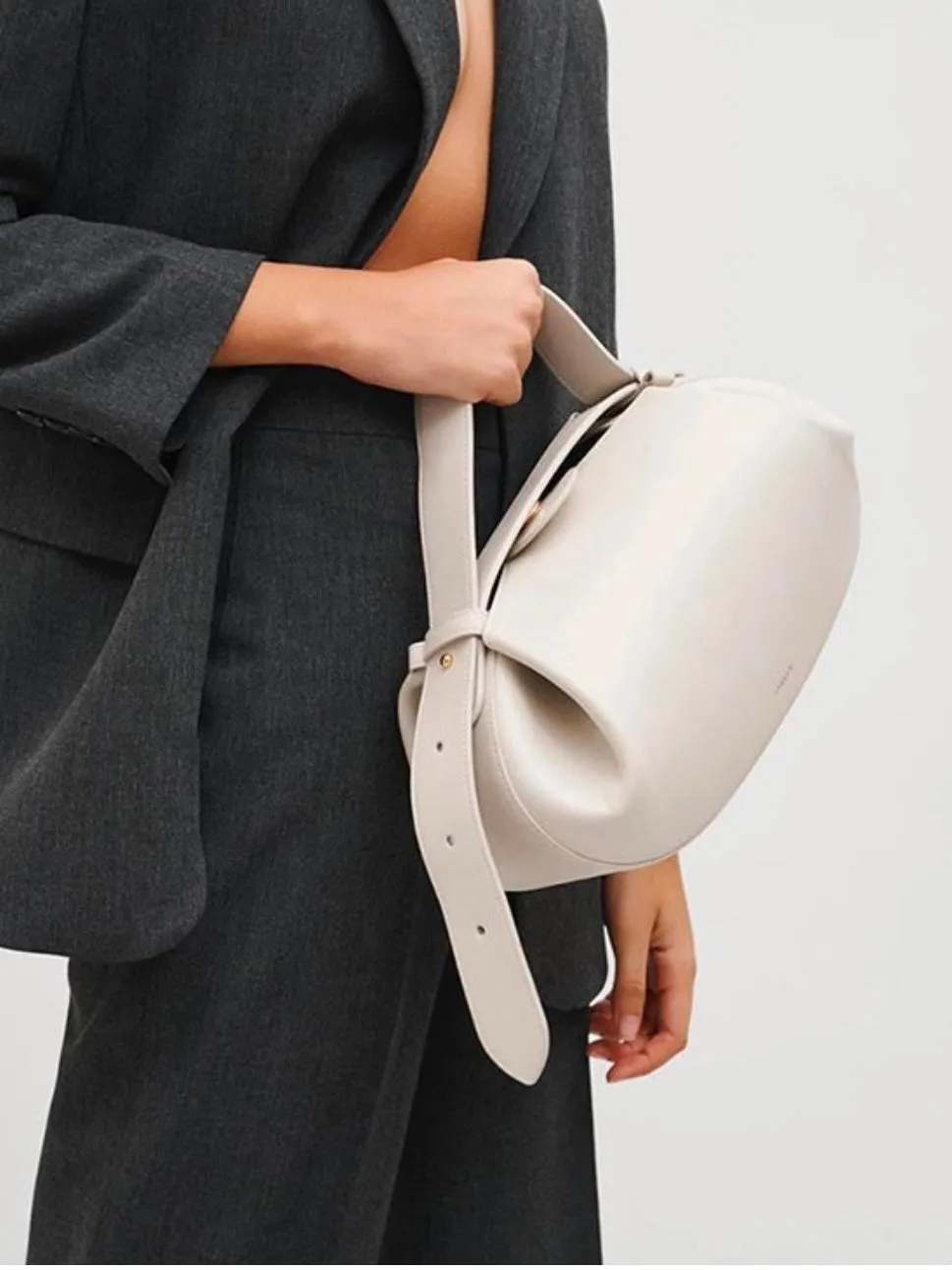 Structured Satchel Handbag