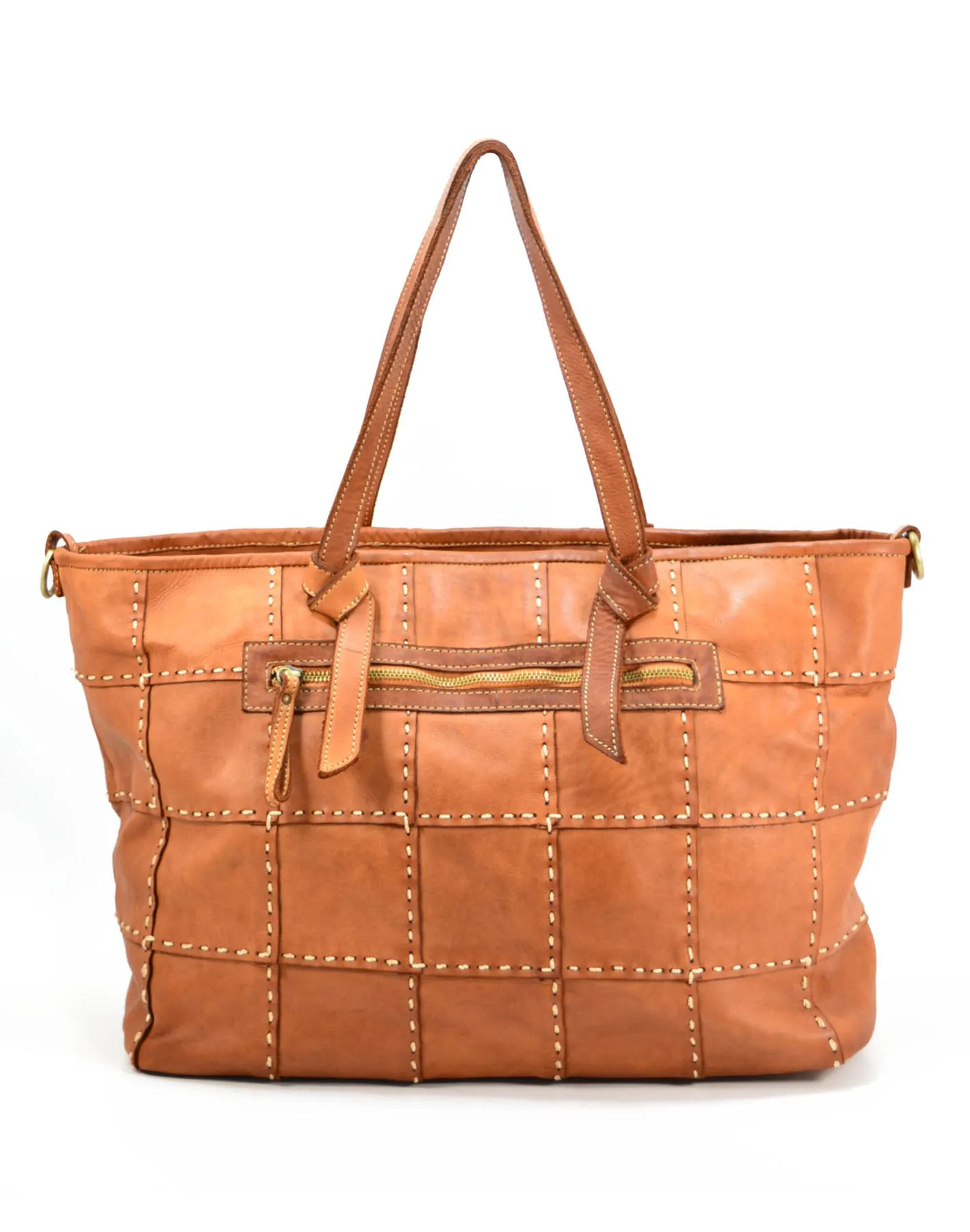 Studded leather tote bag wholesale